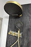 Змішувач для душу прихованого монтажу FUTURA 6036BG Матове золото, фото 6