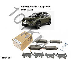 Комплект гальмівних колодок (задні) Nissan X-Trail (T32) (2014-2021) ICER