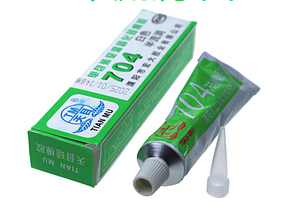 Резина, каучук твердіючий при кімнатній температурі TIAN MU 704 45 г чорний, фото 3