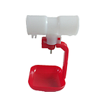 Ніпельні поїлки. Ніпельна поїлка на 360 із з'єднувачем для круглої труби, фото 2