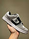 Кросівки DC Pure Grey/Black/White — чоловічі скейт кросівки у сірому кольорі, фото 4