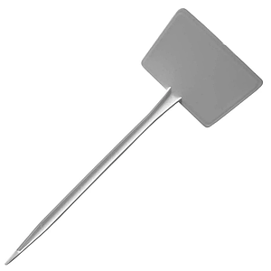 Садові таблички М-300 білі, 10 штук