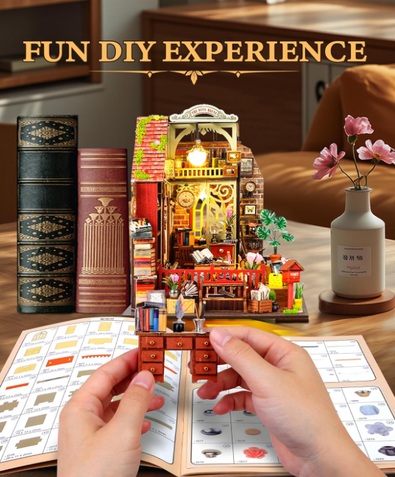 Интерьерный 3D конструктор-миниатюра Библиотека (21 см)