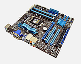 ПЛАТА LGA1155 ASUS P8H67-M PRO на DDR3/USB3.0, SATA3 + Core- i7,i5,i3 3го ПОКОЛІННЯ 1155, фото 2