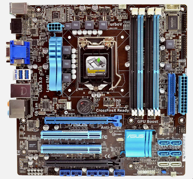 ПЛАТА LGA1155 ASUS P8H67-M PRO на DDR3/USB3.0, SATA3 + Core- i7,i5,i3 3го ПОКОЛІННЯ 1155, фото 1