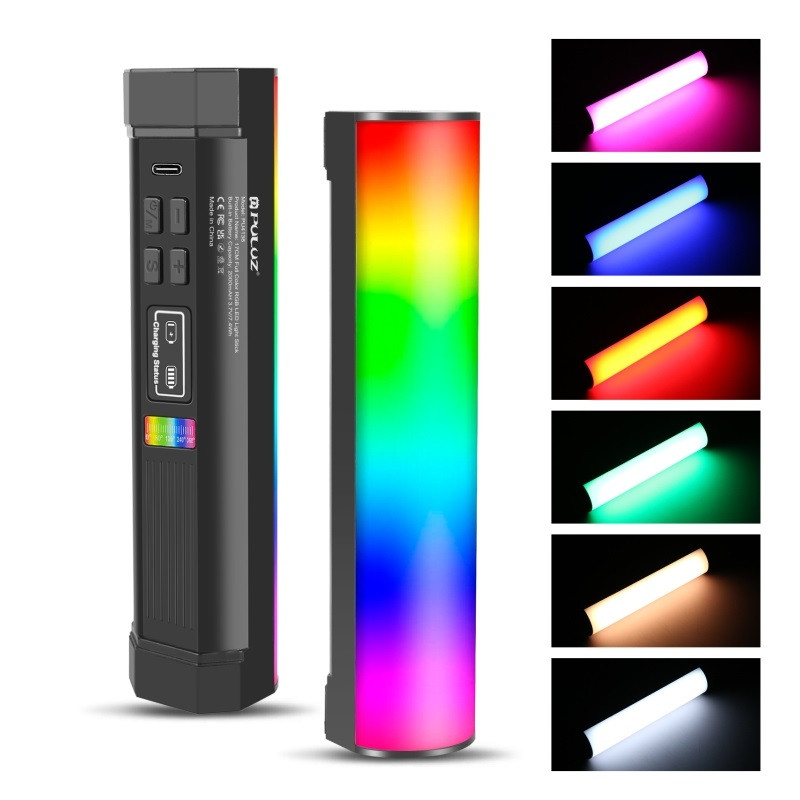 Постійне світло трубка магніт Puluz PU4138 RGB Tube Light, фото 1