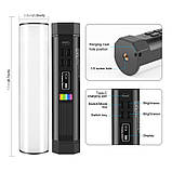 Постійне світло трубка магніт Puluz PU4138 RGB Tube Light, фото 3