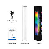 Постійне світло трубка магніт Puluz PU4139 RGB Tube Light, фото 8