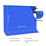 Фон студійний тканинний Puluz PU5214L blue Chroma Key 3х2м, фото 2