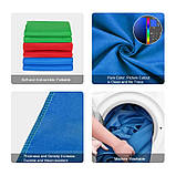 Фон студійний тканинний Puluz PU5214L blue Chroma Key 3х2м, фото 4