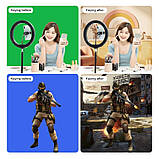 Фон студійний тканинний Puluz PU5214L blue Chroma Key 3х2м, фото 5