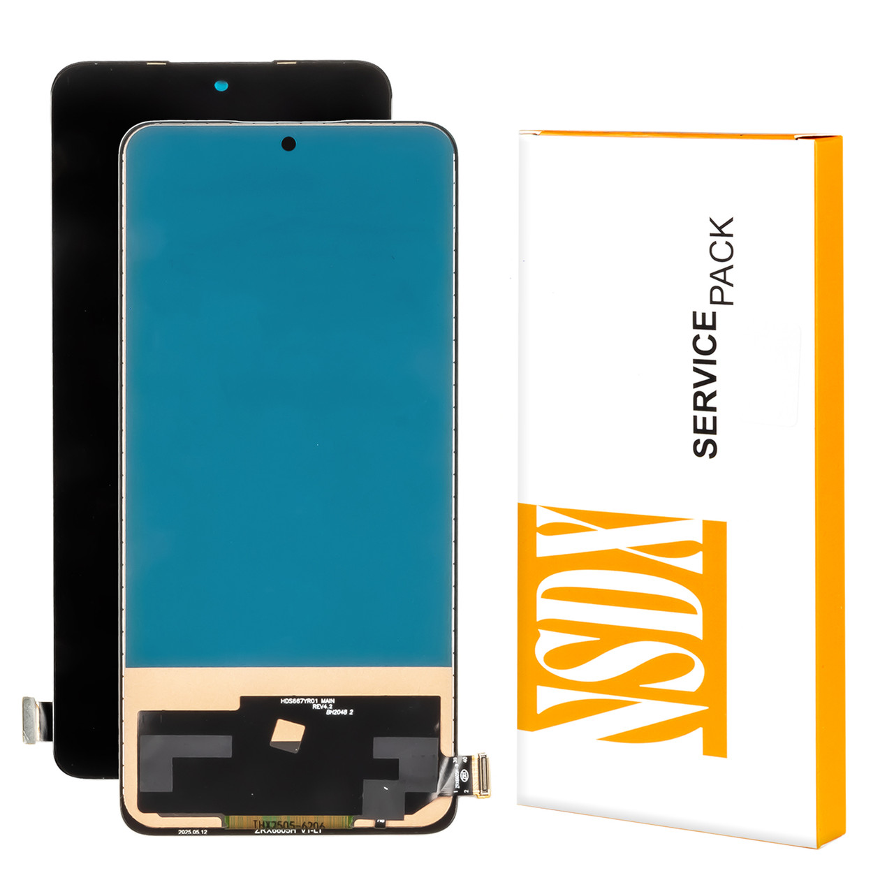 Дисплей XIAOMI Redmi Note 10 Pro (4G)/Note 11 Pro (4G)/Poco X4 Pro (5G) (2021) (IPS) Service Pack з чорним тачскрином