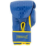 Боксерські рукавиці PowerPlay 3021 Сині 8 унцій (227г.) для спортсменів 7-9 років до 50 кг., фото 6