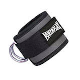 Манжети на щиколотку PowerPlay PP-3085, Сірі (пара) – для тяги та тренувань ніг, фото 6