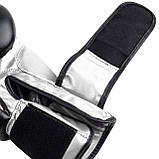 Боксерські рукавиці PowerPlay 3004 Чорні 14 унцій (397г.) для спортсменів 80-90 кг., фото 8