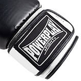 Боксерські рукавиці PowerPlay 3004 Чорні 14 унцій (397г.) для спортсменів 80-90 кг., фото 9