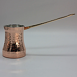 Турка джезва SOY мідна з посрібленням 85 мл, фото 2