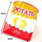 Тунель-іграшка для котів "Чипси" інтерактивний шурхотливий лежак для тварин Model 1, фото 3