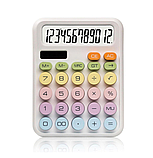 Калькулятор з різнокольоровими кнопками Karuida KK 2260 White, фото 2