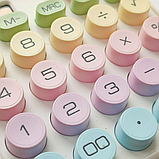 Калькулятор з різнокольоровими кнопками Karuida KK 2260 White, фото 4