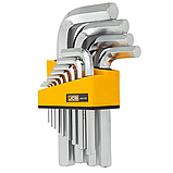 Haбіp Г-подібних ключів HEX 13 одиниць (1/16-3/4") JCB Tools JCB-5137S, фото 2