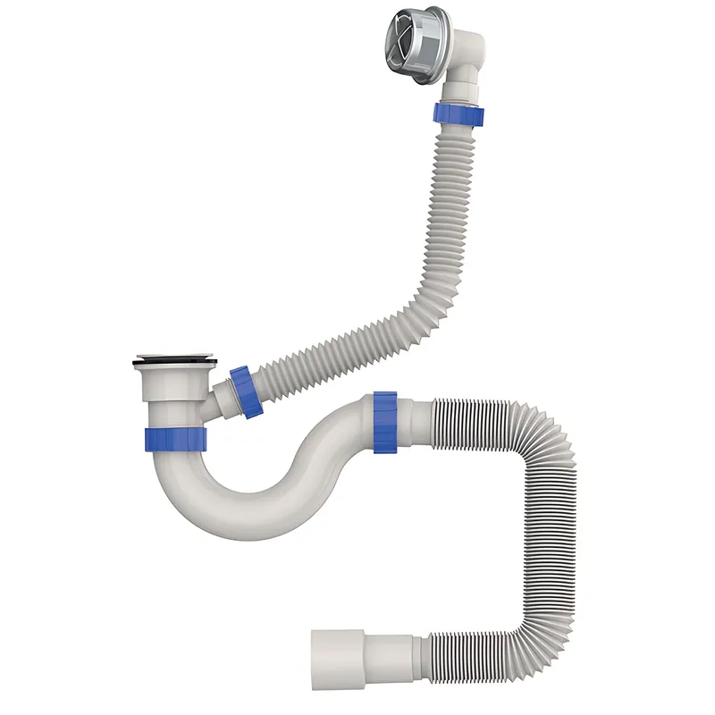 Сифон для ванни Mixxus SV-03-A 1 1/2" прямоточний з пластиковим випуском і переливом (MI8200), фото 1