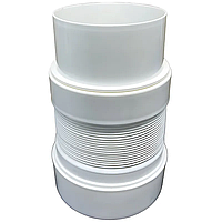 Гофротруба унітазна армована Mixxus GA-01-B 440 мм для пластикової канализації d 110 мм (MI8180)