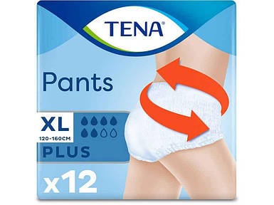 Підгузки-трусики для дорослих Plus р.XL 12шт Pants ТМ TENA