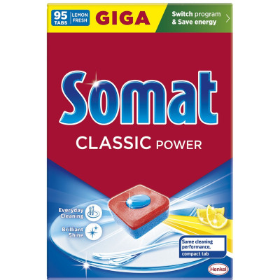 Таблетки для посудомийних машин Somat Classic Power 95 шт. (9000101810059), фото 1