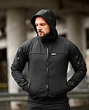 Костюм Чорний польовий службовий софтшел Oblivion softshell black ВТ0600 ТМ, фото 6