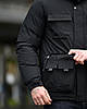 Чоловіча стильна зимова куртка SATOSHI Black, фото 8