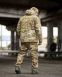 Тактичний зимовий костюм TERICON мультикам з утеплювачем Slimtex і флісовою підкладкою ПП8204 ТМ, фото 4
