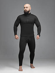 Термобілизна чоловіча чорна дуже якісна | Комплект термобілизни чоловічої ЛЮКС якості