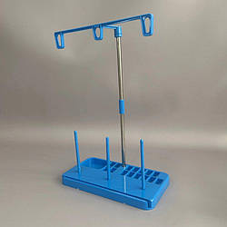 Тримач для ниток (підставка) на швейну машину й оверлока — синій