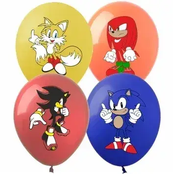 Art Show 12" Ежик  Соник  латексні кулі Мін.замовлення 5 шт