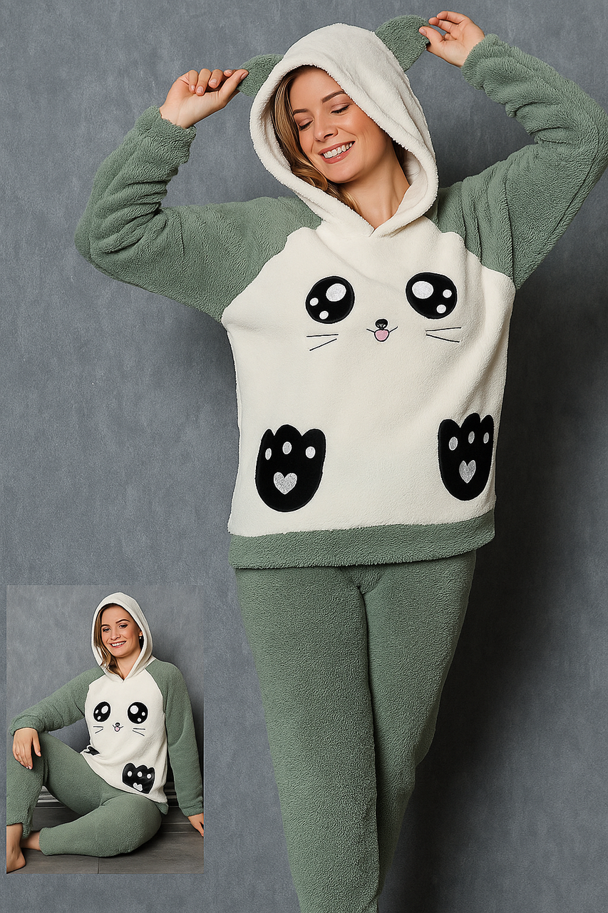 Жіноча тепла піжама