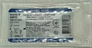 Шовк М6 (USP 3) відрізок 150см Ігар, фото 1