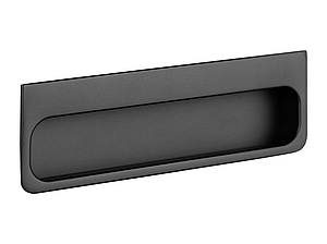 Ручка меблева 115mm GIFF Врізна 9/106/115  Чорний матовий