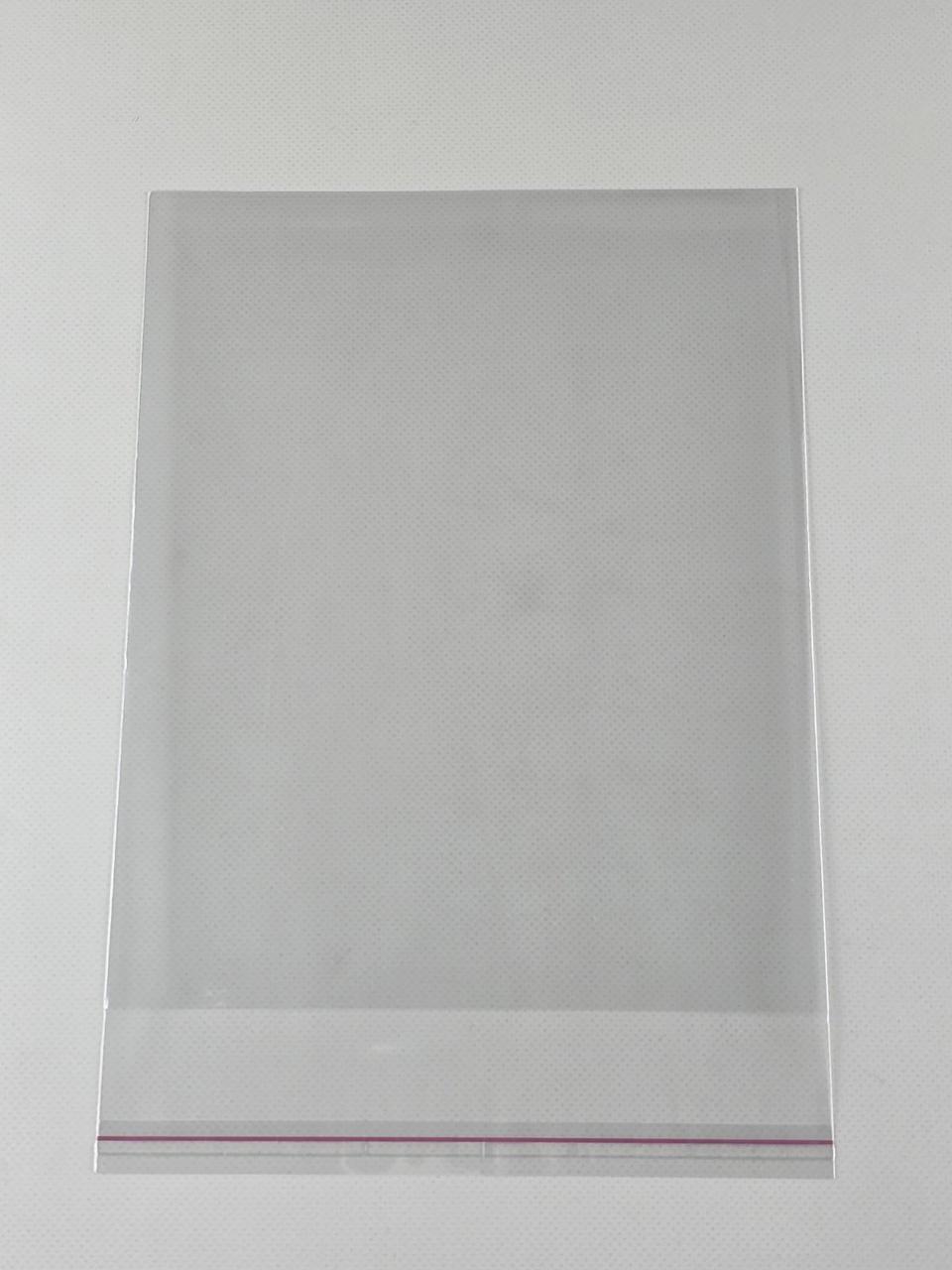 Пакети БОП з клейкою стрічкою поліпропіленові 18*22.5+4/25 мк + скісч (1000 шт), фото 1