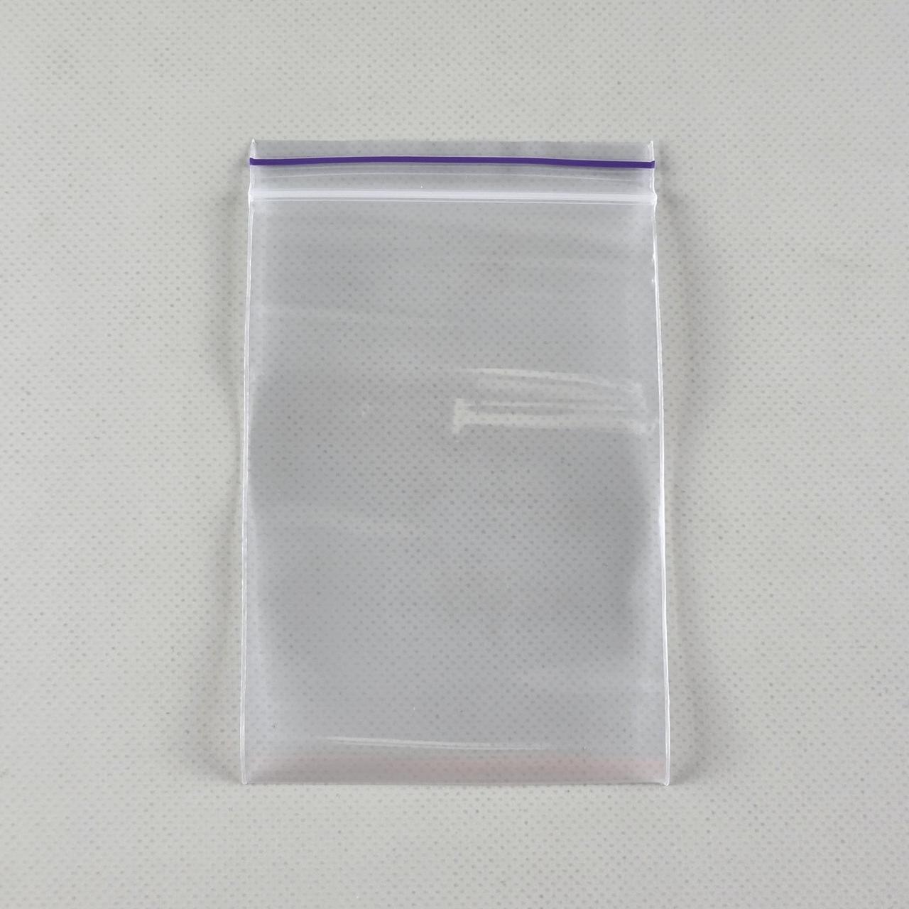 Пакет з замком zipp 8см 12см(100шт), фото 1