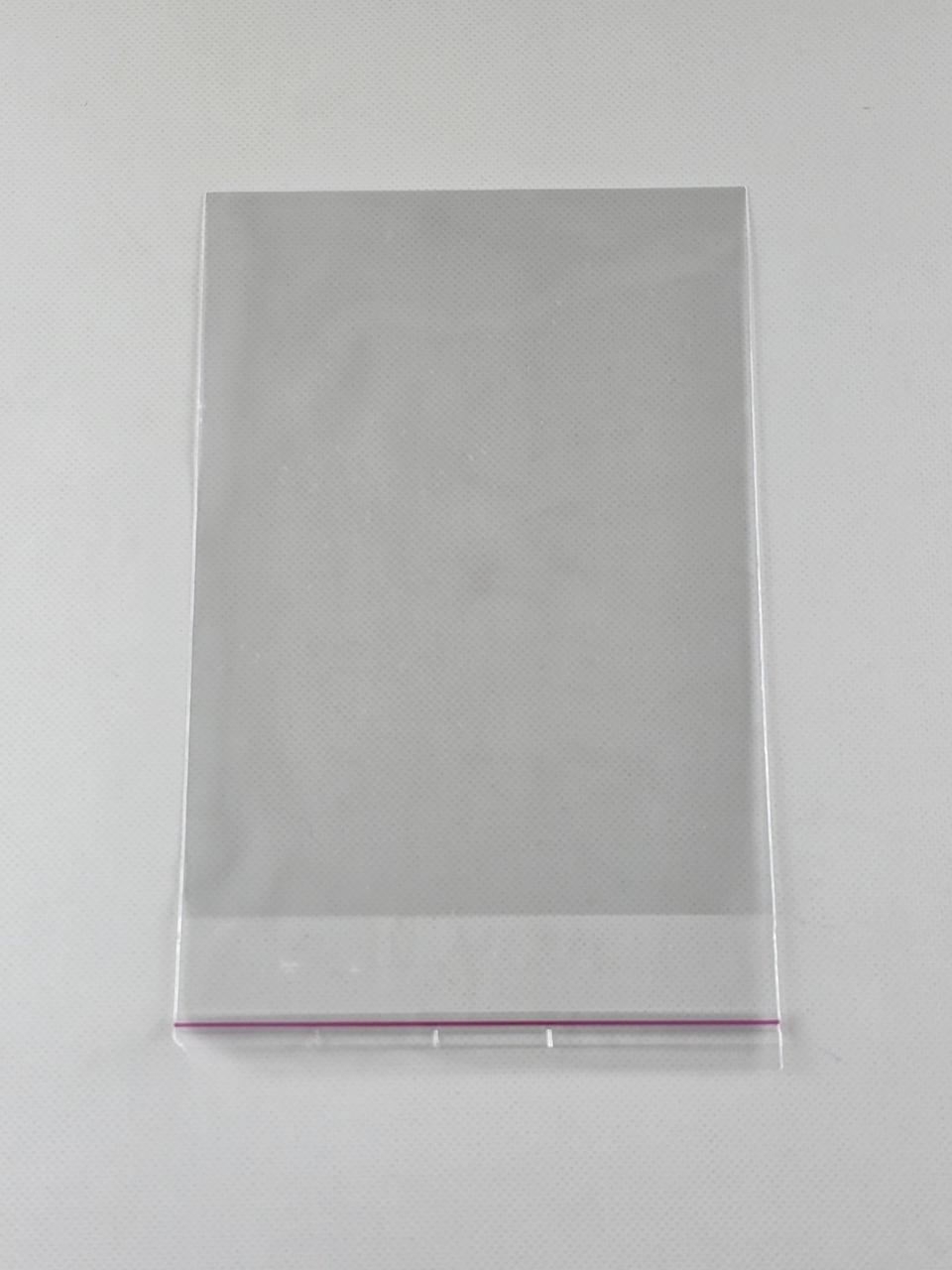 Пакети з клейкою стрічкою 15см x 20см, ТМ Майстер-ПАК, 25 мкм, упаковка 1000 штук, прозорі (658798785), фото 1