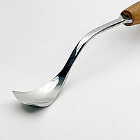 Стамеска клюкарза виборка кована 35мм STRYI Maestro для різьби по дереву, фото 5