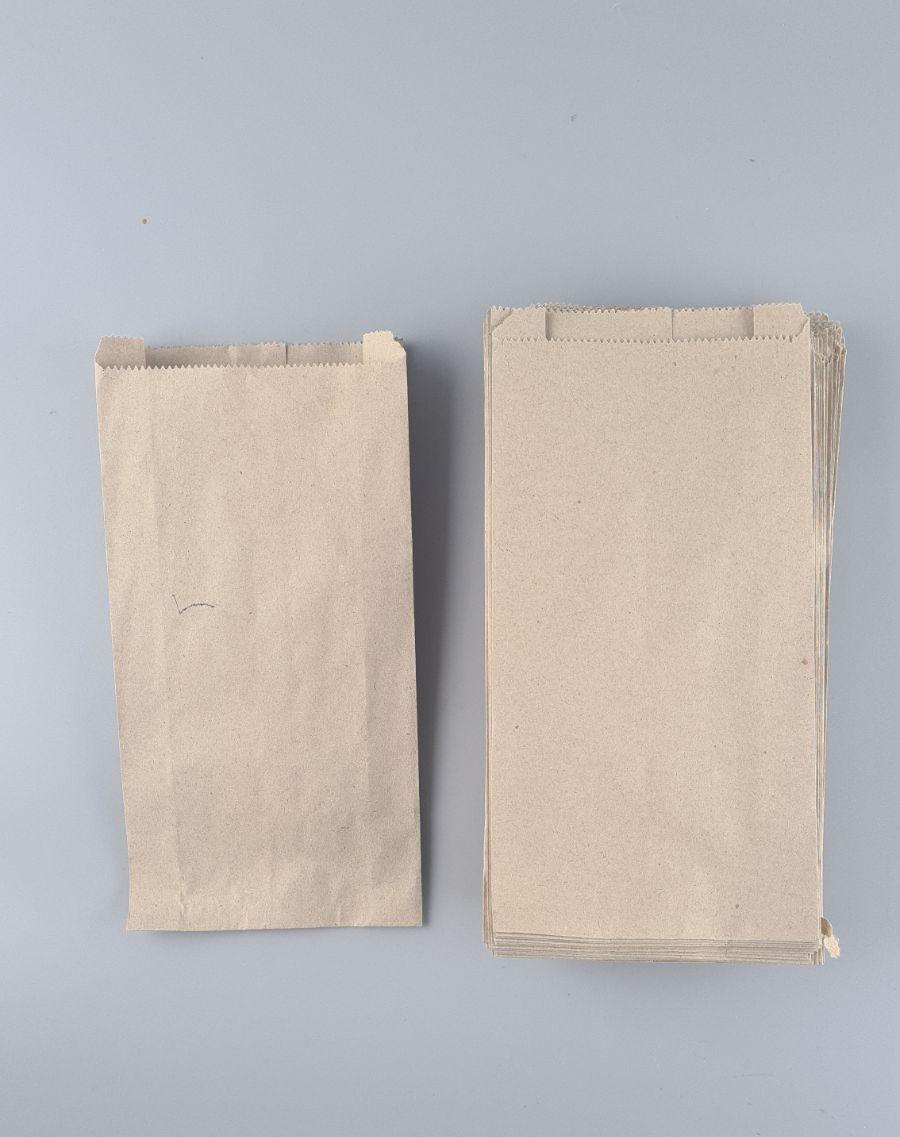 Бумажные пакеты саше крафт бурий, 140х50х280, 40г/м2 (100 шт), фото 1