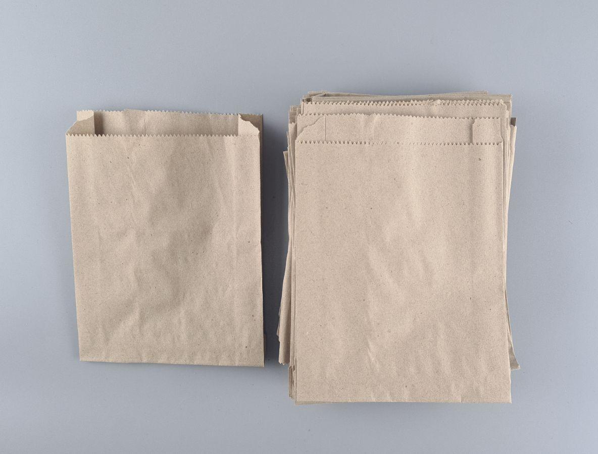 Бумажные пакеты саше крафт бурий, 150х40х200, 40г/м2 (100 шт), фото 1