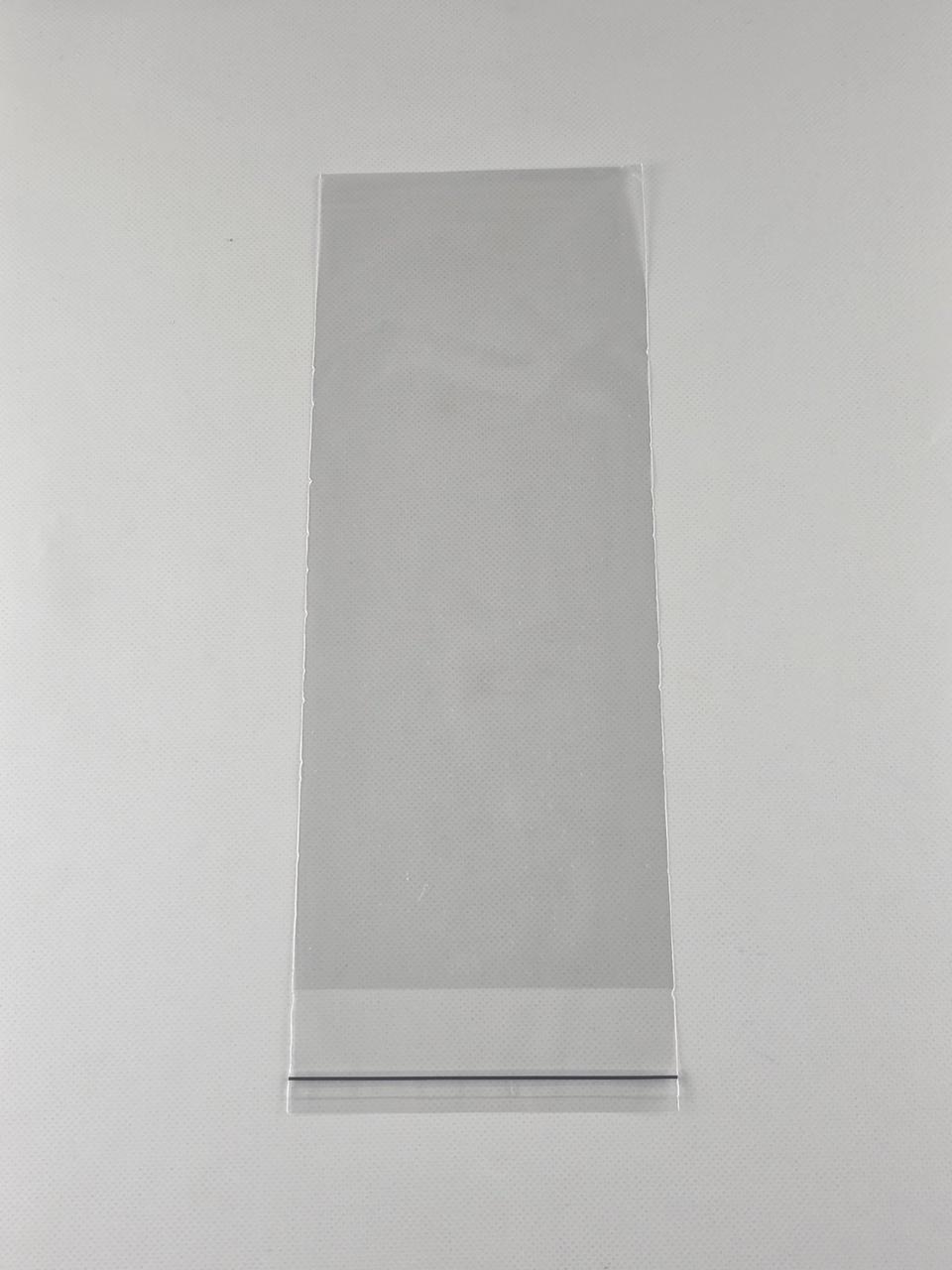 Пакети БОП для паковання прозорі з клейкою стрічкою 12*30+3/25 мк + скісч (1000 шт), фото 1