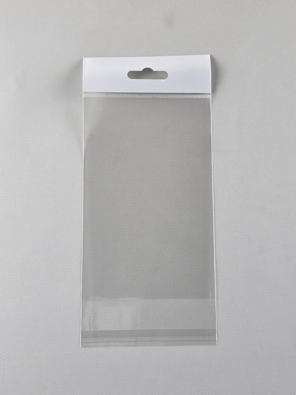 Пакети з липкою стрічкою і европодвесом 10см 15см 25мк (1000 шт), фото 1