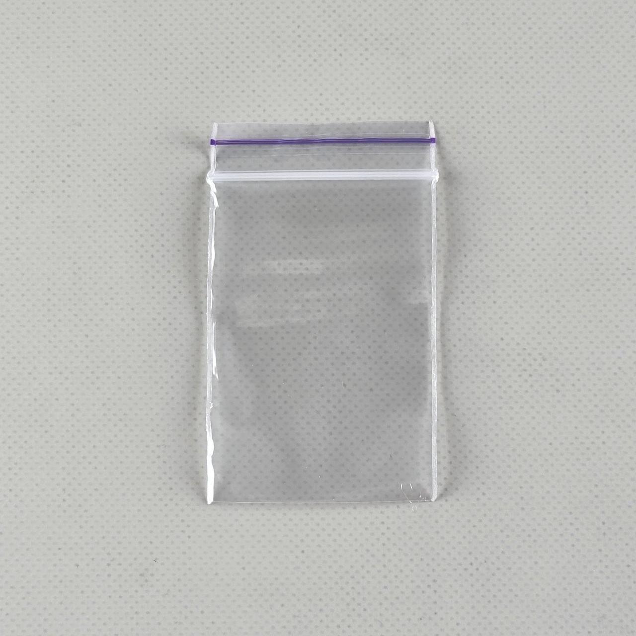 Пакет з замком zipp 5см 7см (100шт), фото 1