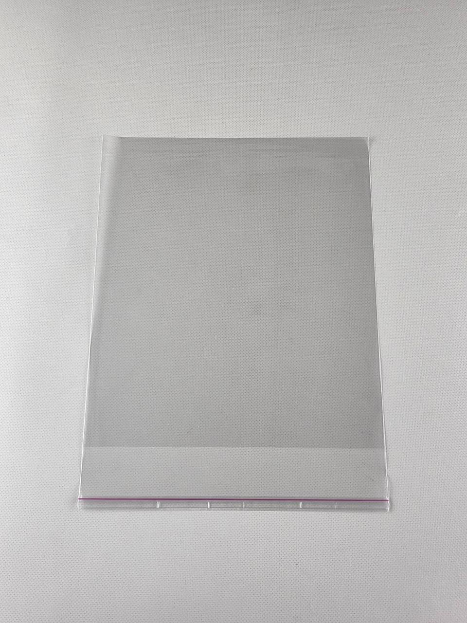 Пакети з клейкою стрічкою 22см x 25см, ТМ Майстер-ПАК, 25 мкм, упаковка 1000 штук, прозорі (16841684), фото 1