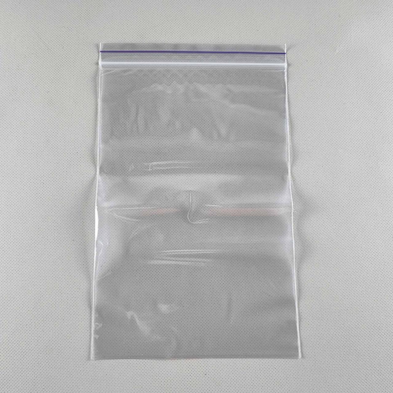 Пакет із замком Zip-lock 16x25см 100штук, фото 1