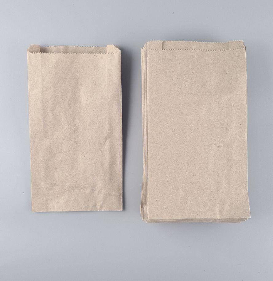 Бумажные пакеты саше крафт бурий, 160х50х300, 40г/м2 (100 шт), фото 1